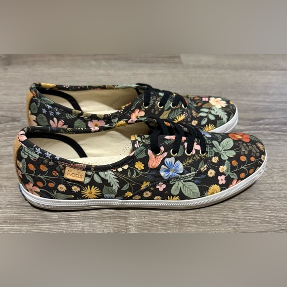 Keds x Rifle Paper Co Champion Floral Sneakers Strawberry Fields Women - Picture 3 of 6